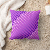 サテンドット – 紫と蘭 クッション (ブランケット)