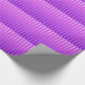 サテンドット – 紫と蘭 ラッピングペーパー (角)