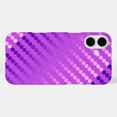 サテンドット – 紫と蘭 Case-Mate iPhoneケース (裏面 (横))