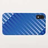 サテンドット – 鋼色の濃淡 Case-Mate iPhoneケース (裏面(横))