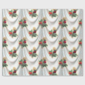 サテンバラ包装紙 ラッピングペーパー (フラット)