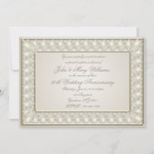 サテンパール 30周年 結婚記念日 5x7 招待状 (裏面)