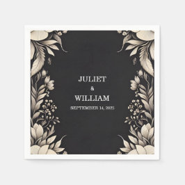 サテンファブリックベルベットレースリネン結婚紙 スタンダードカクテルナプキン