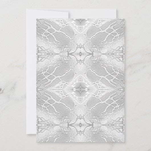 サテンフェイク聖霊バプティスマル 招待状 (裏面)