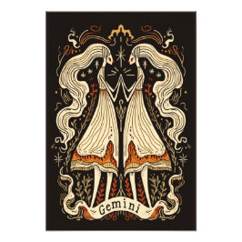 サテンフォト紙ジェミニシテラル〔占星術の〕十二宮図 フォトプリント