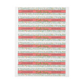 サテンフローラパステルラップのまわりにハニージャレーベル ラップアラウンドラベル (シート)