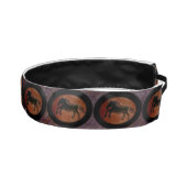 サテンヘッドバンド – 馬フェイク革ヘッドバンド アスレチックヘッドバンド (右)