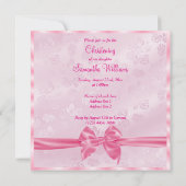 サテンボウフォトガールズ《キリスト教》洗礼式や命名式 招待状 (裏面)