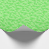 サテンリボン – ライムグリーン ラッピングペーパー (角)