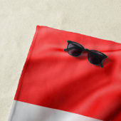 サテンルックカナダ国旗 ビーチタオル (インサイチュ)