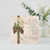 サテン弓及びバラの誓い更新 招待状 (スタンド正面)