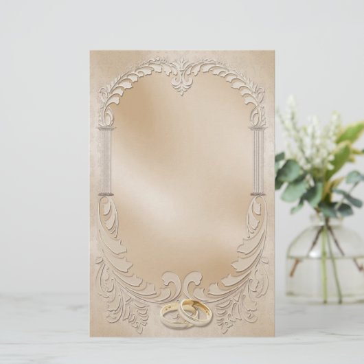 サテン結婚ズ 便箋 (スタンド正面)