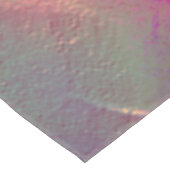 サテン調、桃または生きたサンゴの仮想岩 テーブルクロス (アングル)