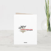 サテン ラッセル モノグラム ありがとうカード サンキューカード (裏面)