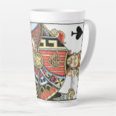 サディスティックなギャンブラー カフェラテマグ (右アングル)