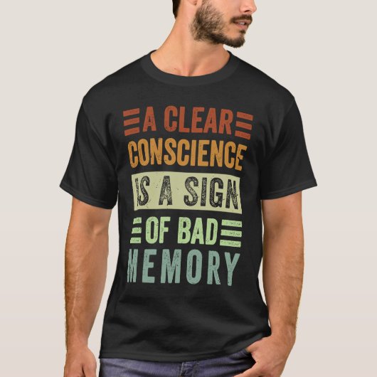サディスティックな良心の澄んだサイン Tシャツ (正面)