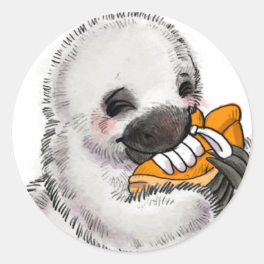 サディステッカー ラウンドシール (正面)