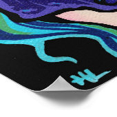 サディズドラゴンフェアリープリンセスドラゴンファンタジーアート ポスター (角)