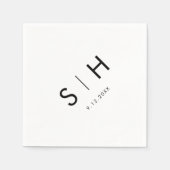 サディモノグラムパーティーナプキンス スタンダードカクテルナプキン (正面)