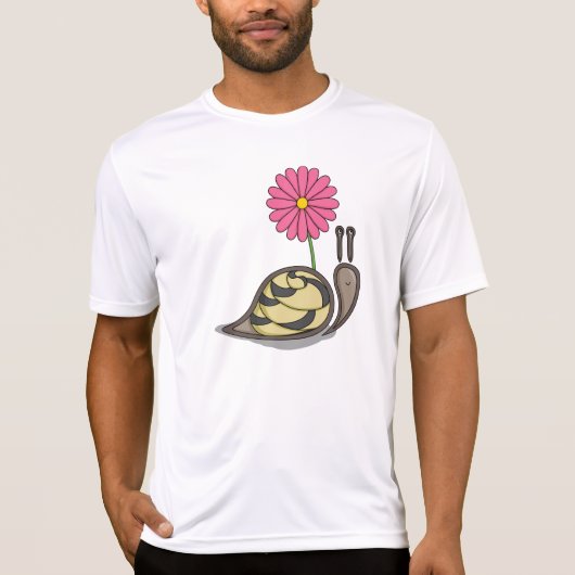 サディ・ザ・スネイル メンズTシャツ Tシャツ (正面)