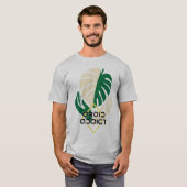 サトイモ科中毒Tシャツ モンステラ Tシャツ (正面フル)