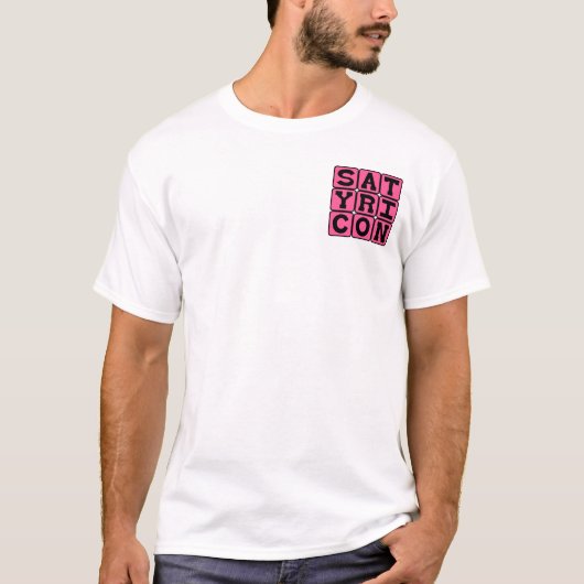 サトゥリコン、ラテン小説 Tシャツ (正面)