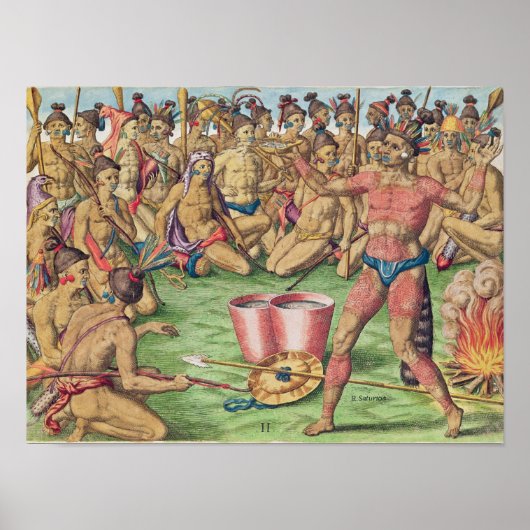 サトゥーナが戦いの準備 ポスター (正面)