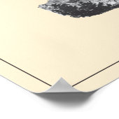 サトウカエデのヴィンテージイラストレーション ポスター (角)