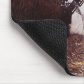 サトウキビの収穫 マウスパッド (コーナー)