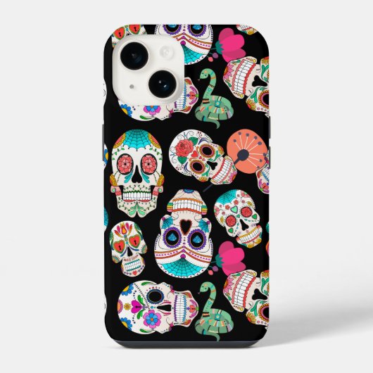 サトウキリシマンパターン iPhoneケース (裏面)