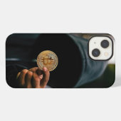 サトシゴールドビットコイン iPhoneケース (裏面横)
