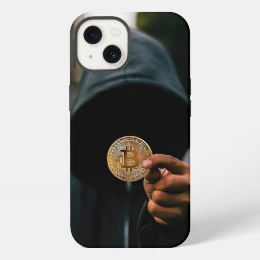 サトシゴールドビットコイン iPhoneケース (裏面)