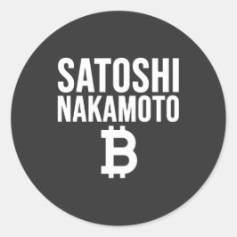 サトシ・ナカモト ホワイトエディション ラウンドシール