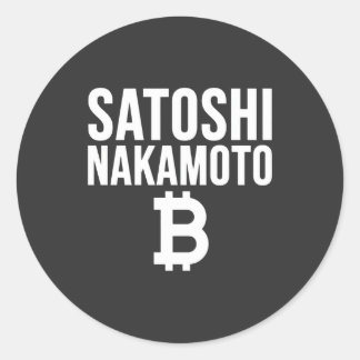 サトシ・ナカモト ホワイトエディション ラウンドシール
