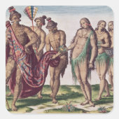 サトリオナ長官と彼の妻が散歩に行く スクエアシール (正面)