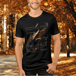 サトル・ミュージカル・デザイン ユニセックス トライブレンドＴシャツ