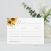 サトン ひまわり レシピ カード (スタンド正面)