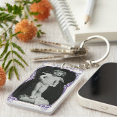 サドケルビエンジェルプリント キーホルダー (正面右)