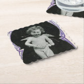 サドケルビエンジェルプリント ペーパーコースター (アングル)