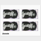 サドケルビエンジェルプリント 長方形シール (シート)