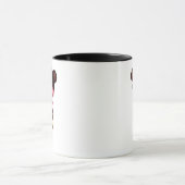 サドゴシックかわいいガールゴシックカスタムテンプレート マグカップ (中央)