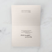 サドドッグ悔やみや弔慰 カード (内部)