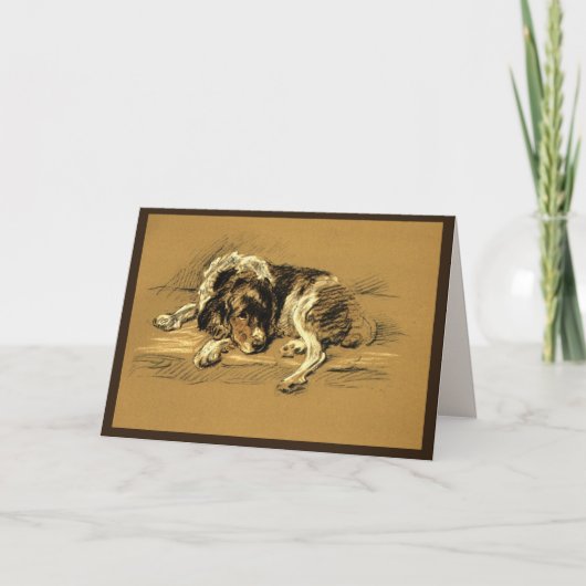 サドドッグ悔やみや弔慰 カード (正面)