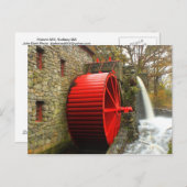 サドベリーグリストミルウォーターホイール ポストカード (正面/裏面)