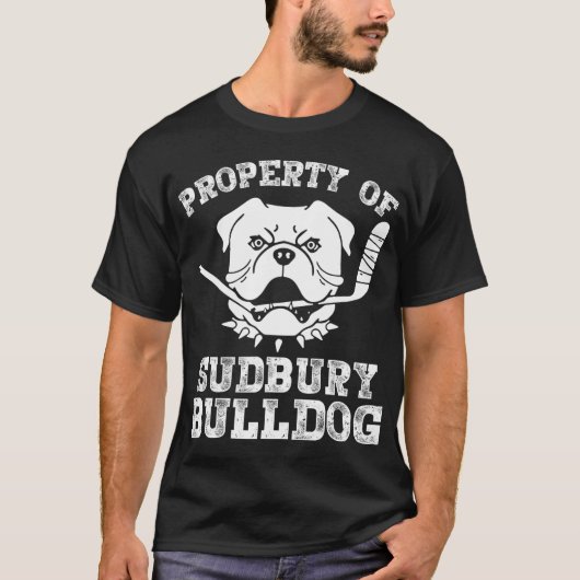 サドベリーブルドッグおもしろい Tシャツ (正面)