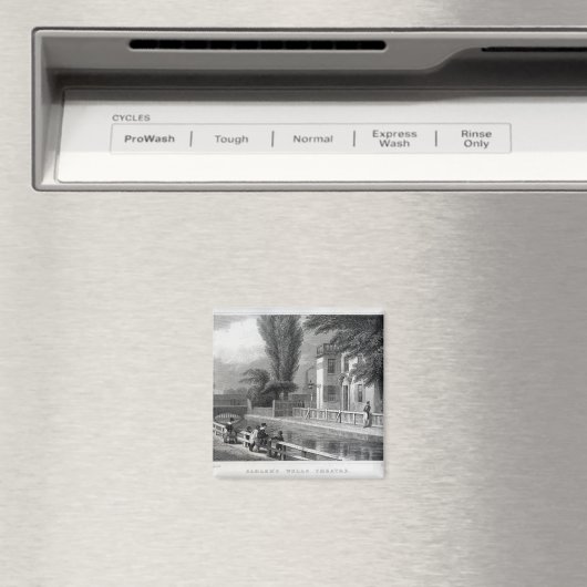 サドラーのウェルズ・シアター、J.ガーナーによる彫刻 マグネット (インサイチュ (食洗機))