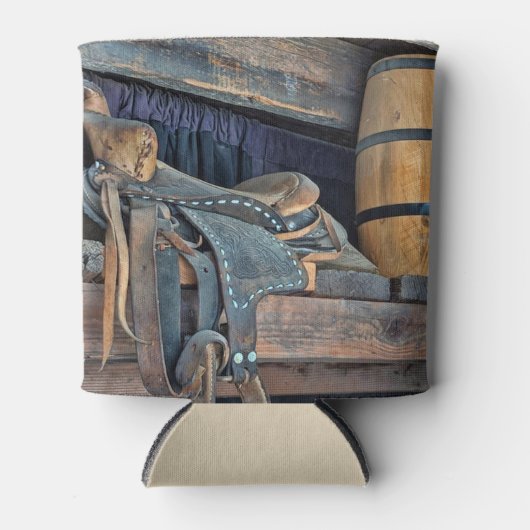 サドルとバレル 缶クーラー (正面)