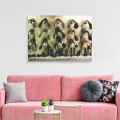 サドルとブーツ キャンバスプリント (インサイチュ (リビング))