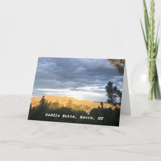 サドルのビュートハバーモンタナ カード (正面)