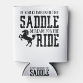 サドルもしに乗り込んで乗る 缶クーラー (正面)